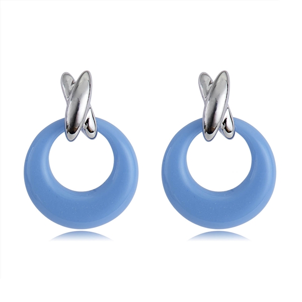 Zinc Alloy White Dangle Earrings At Great Low Price