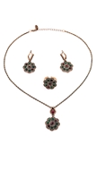 Picture of New Arrival Rose Gold Plated Mexico 3 Pieces Jewelry Sets