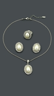 Picture of Cheapest European Platinum Plated 3 Pieces Jewelry Sets