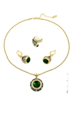 Picture of Gorgeous Gold Plated Crystal 3 Pieces Jewelry Sets
