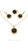 Picture of Shinning Gold Plated Black 3 Pieces Jewelry Sets
