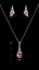 Show details for Charming Red Platinum Plated 2 Pieces Jewelry Sets