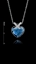 Show details for Customized  Dark Blue Platinum Plated Collar 16 OR 18 Inches