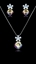 Show details for Trusted Platinum Plated Colourful 2 Pieces Jewelry Sets