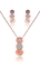 Show details for Excellent Quality  Concise Rose Gold Plated 2 Pieces Jewelry Sets