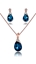 Show details for Unique Classic Rose Gold Plated 2 Pieces Jewelry Sets