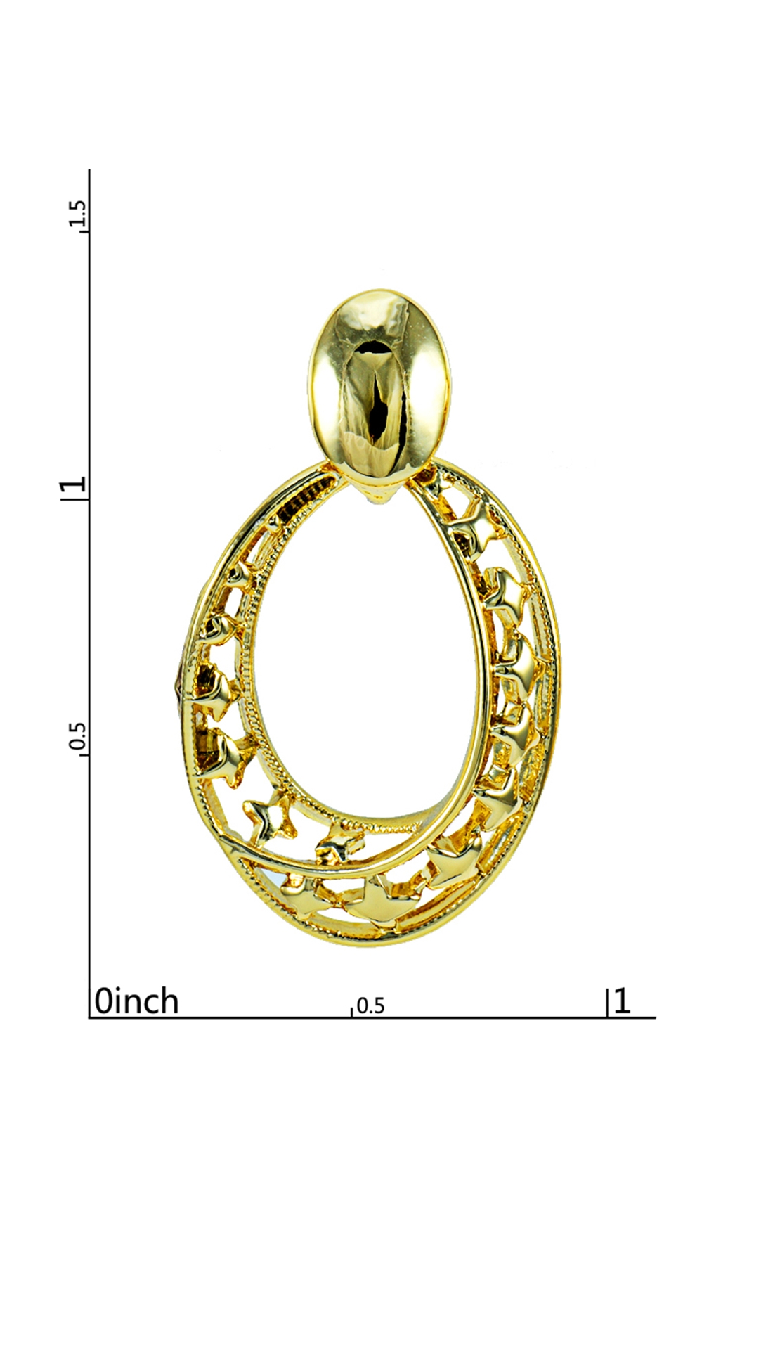 Good Performance ZincAlloy Gold Plated Drop & Dangle