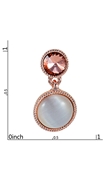 Picture of Cultured Concise Opal (Imitation) Drop & Dangle