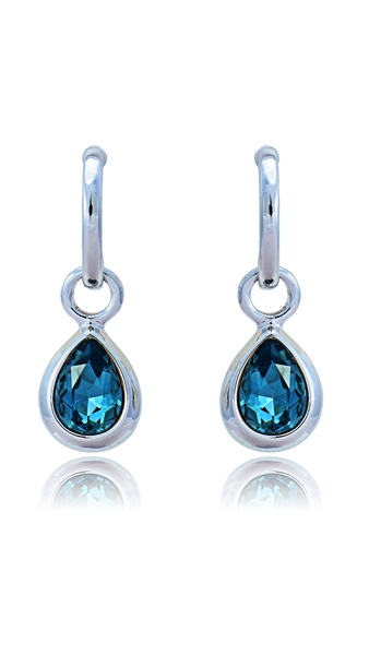 Picture of Superb Quality Platinum Plated Big Drop & Dangle