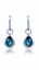 Show details for Superb Quality Platinum Plated Big Drop & Dangle