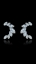 Show details for Unique And Creative Zinc-Alloy Platinum Plated Stud 