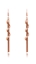 Show details for Vanguard Design For Rose Gold Plated None-Stone Drop & Dangle