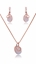 Show details for Unique Style Zinc-Alloy Rose Gold Plated 2 Pieces Jewelry Sets