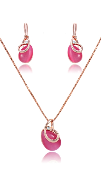 Picture of Exquisite Rose Gold Plated Classic 2 Pieces Jewelry Sets