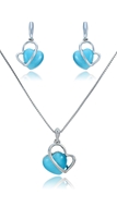 Picture of Fashionable Opal (Imitation) Small 2 Pieces Jewelry Sets