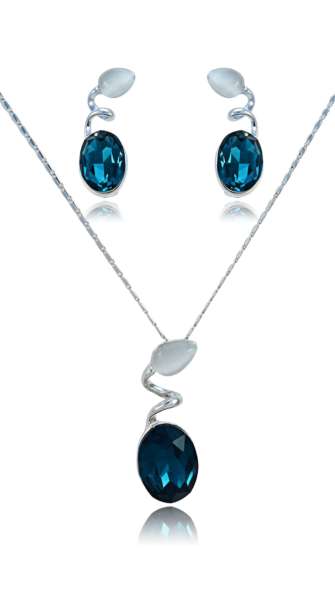 Wholesale Online Concise Crystal Fashion Jewelry Sets