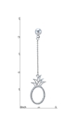 Picture of Touching And Meaningful Cubic Zirconia Brass Drop & Dangle