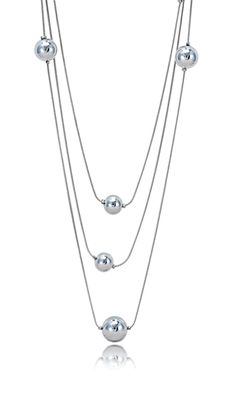 Picture of Novel Style Platinum Plated Zinc-Alloy Long Chain>20 Inches