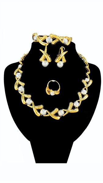 Picture of Online Dubai Style African Style 4 Pieces Jewelry Sets