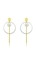 Show details for Unique Style Multi-Tone Plated Venetian Pearl Drop & Dangle