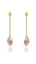 Show details for Unique Multi-Tone Plated None-Stone Drop & Dangle