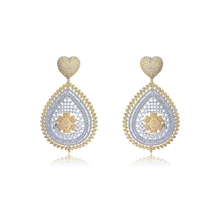 Show details for Cheapest Cubic Zirconia Big Drop & Dangle