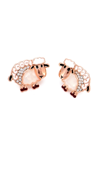 Picture of Charming Rose Gold Plated Japan Korea Earrings