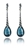 Picture of Cultured Big Oxide Drop & Dangle