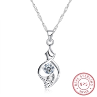 Picture of Fashionable And Modern Platinum Plated Necklaces & Pendants