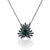 Picture of Top-A Gunmetel Plated Green Necklaces & Pendants