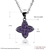 Picture of Superb Quality Purple Gunmetel Plated Necklaces & Pendants