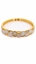 Show details for Beauteous Platinum Plated White Bangles