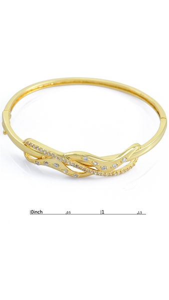 Picture of Diversified Brass Cubic Zirconia Bangles