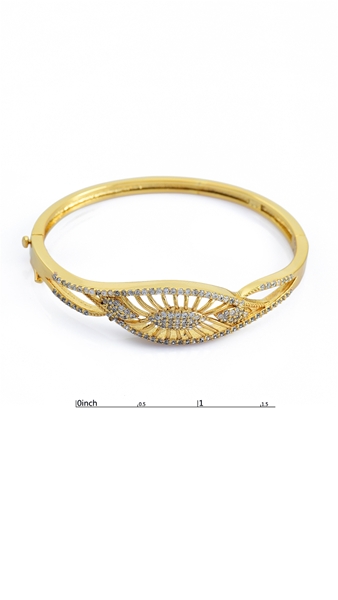 Picture of Hot Sale Hollow Out Gold Plated Bangles