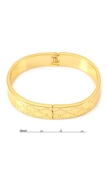 Picture of Best China Laser Gold Plated Bangles