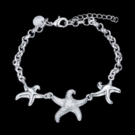 Picture of Latest Platinum Plated Bracelets