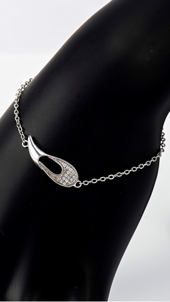 Picture of Simple And Elegant Micro Pave Setting Cubic Zirconia Bracelets