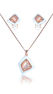 Picture of Superior Rose Gold Plated Zinc-Alloy 2 Pieces Jewelry Sets