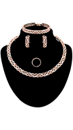 Picture of Three-Dimensional Big None-Stone 4 Pieces Jewelry Sets