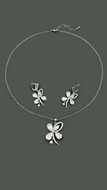 Picture of Comely Wedding & Bridal Floral 2 Pieces Jewelry Sets