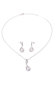 Picture of Cheaper Copper Platinum Plated 2 Pieces Jewelry Sets