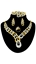 Show details for Modern Gold Plated Big 4 Pieces Jewelry Sets