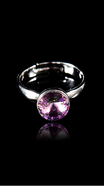 Picture of Brand New Zinc-Alloy Platinum Plated Fashion Rings