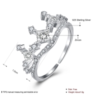 Picture of Believable White Platinum Plated Fashion Rings