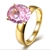 Picture of Touching And Meaningful Stainless Steel Pink Fashion Rings