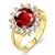 Picture of High Rated Red Fashion Rings