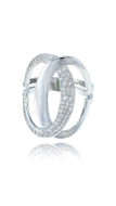 Show details for Attractive And Elegant Cubic Zirconia Platinum Plated Fashion Rings