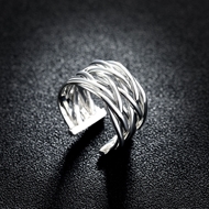 Picture of Trendy Platinum Plated White Fashion Rings