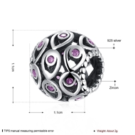 Picture of Excellent Quality  Purple Charm Bead
