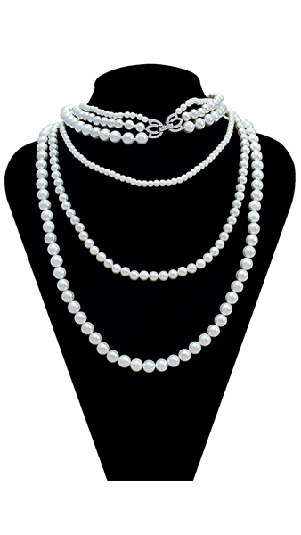 Picture of Modern Luxury Venetian Pearl Long Chain>20 Inches